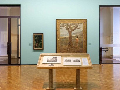 Almeida Junior, Caipiras. Von der fällung zur nostalgie, Ausstellungsansicht. Mit freundlicher Genehmigung der Pinacoteca