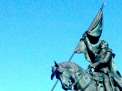 Estatua de San Martín en Boulogne-sur-Mer