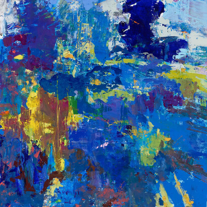 Peter Rudolph, Seven o'clock blues (detail), 2026. Courtesy of Avery Galleries