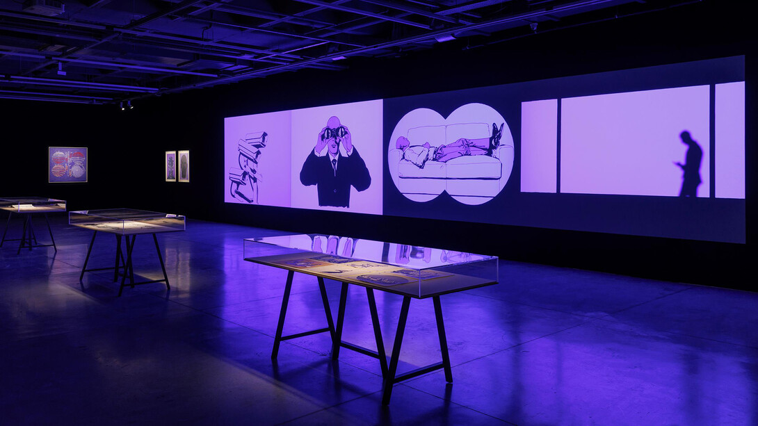 Berke Yazıcıoğlu, Helix, exhibition view. Courtesy of Dirimart Pera