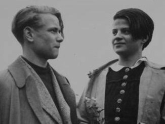 Foto di Werner e Sophie Scholl, scattata da Hans Scholl. Data: 22 febbraio 1941
