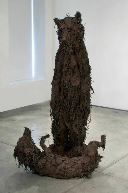 Nicola Hicks, Hypocrites, 2011, plaster (to be cast in bronze), edition 3, 75 x 44 x 47 inches, © Nicola Hicks, courtesy of Flowers Gallery