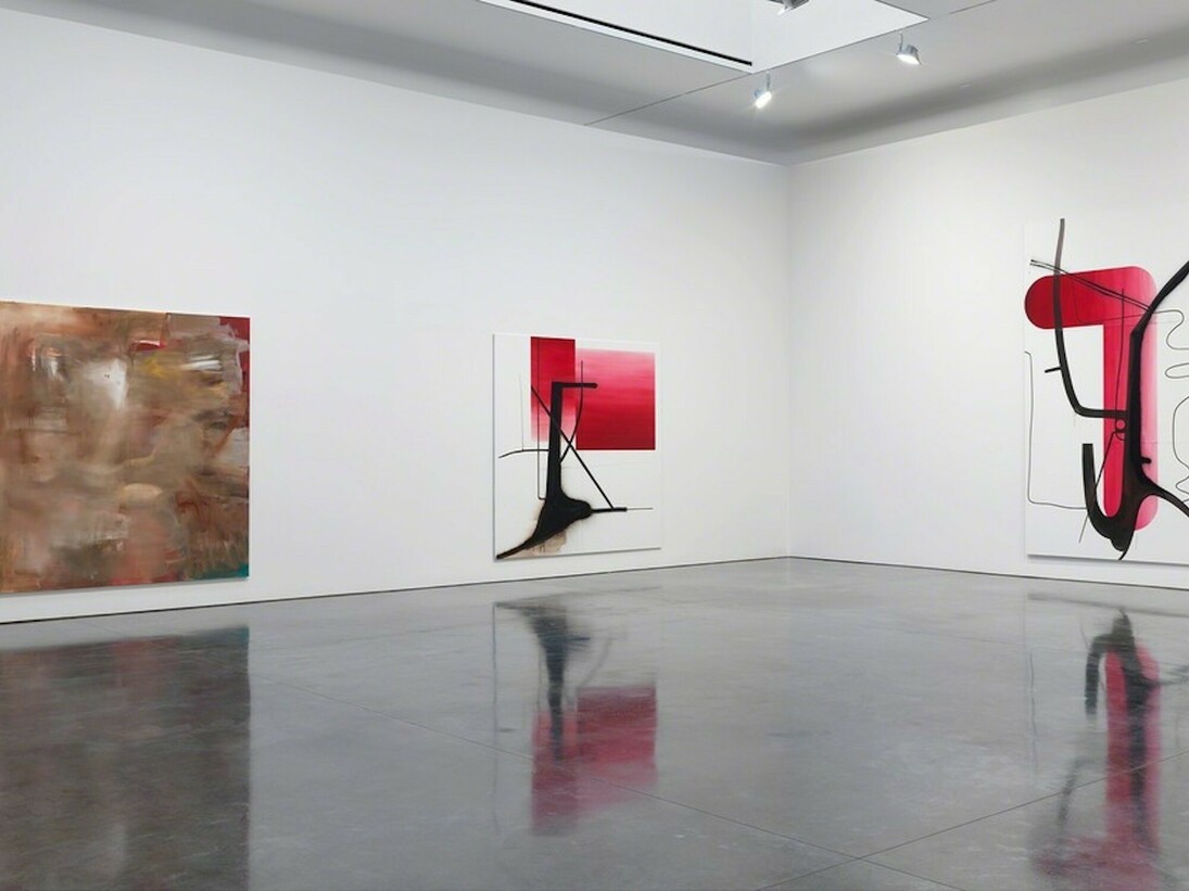 Albert Oehlen, Exhibition view. Courtesy of Gagosian