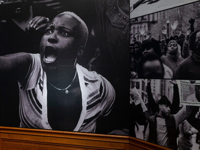Heavy with history: Devin Allen and the Baltimore uprising, exhibition view. Courtesy of the Baltimore Museum of Art