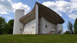 Notre-Dame du Haut is a Roman Catholic chapel in Ronchamp, France, built in 1955, it is one of the finest examples of the architecture of Franco-Swiss architect Le Corbusier
