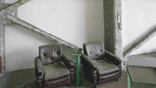 Yishay Garbasz, Permanently unseated chairs in Toyo Denyo Factory 1 km from Fukushima Daiichi, 2014