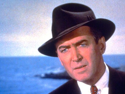 James Stewart en «Vértigo»