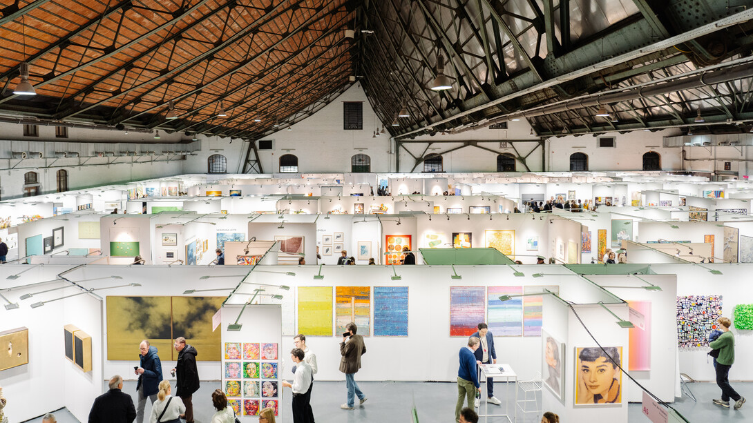 Various artists, Affordable Art Fair 2024, exhibition view. Courtesy of Affordable Art Fair