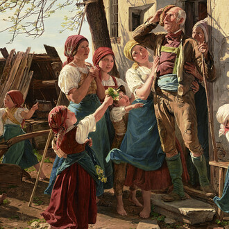 Ferdinand Georg Waldmüller, Wiedererstehen zu neuem Leben, 1852. Mit freundlicher genehmigung des Leopold Museums