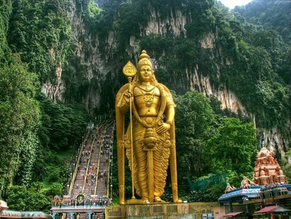 Malasia. Cuevas de Batu, al norte de Kuala Lumpur