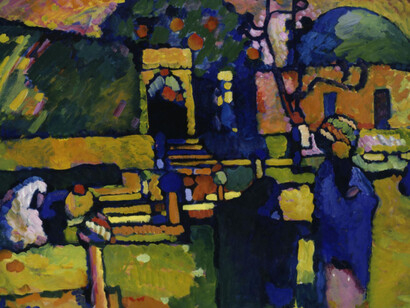 Wassily Kandinsky (1866–1944), Arabischer Friedhof, 1909