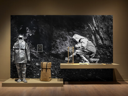 Naturaleza arquitecta, vista de exhibición. Cortesía del Museo de Arte Moderno de Buenos Aires