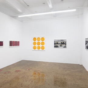 Dakota Mace, Sǫʼ baa hane’, exhibition view. Courtesy of Higher Pictures