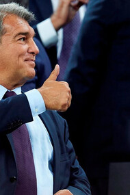 Joan Laporta, presidente del Fútbol Club Barcelona en su segunda etapa como dirigente