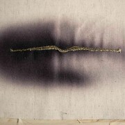 Marco Baldicchi, ogni sorriso, 2012. Installazione con bozzetti delle 12 lenzuola (particolare). Museo Civico Sansepolcro, 2014.