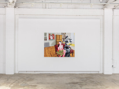 Chris Fallon, Under the Vast Indifference, 2023, exhibition view. Courtesy of the Landing Gallery and Charles White/JWPictures
