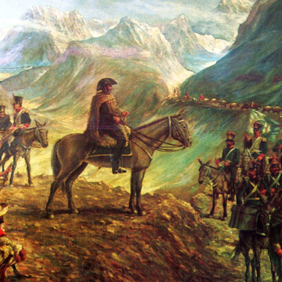 Franz Van Riel, Paso de los Andes (detalle). Museo del Regimiento de Granaderos a Caballo General San Martín, Ciudad Autónoma de Buenos Aires