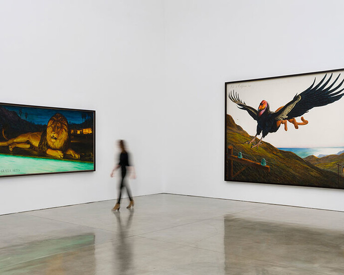 Walton Ford, Exhibitions view. Courtesy of Gagosian