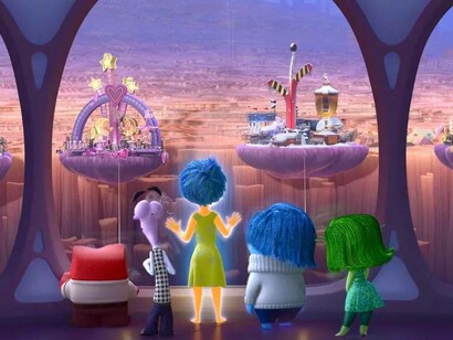 I personaggi del film "Inside Out", diretto da Pete Docter, prodotto da Pixar Animation nel  2015