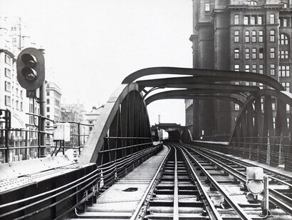 Liverpool Overhead Railway. Courtesy of Museum of Liverpool