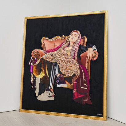 Azraa, I beg you to define me. Courtesy of South Asia Gallery