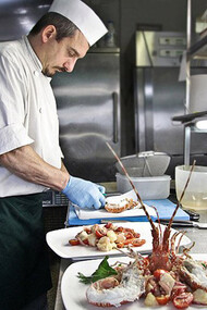 The Chef of the Restaurant Al Passo, Campalto, Venice