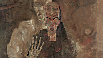 Egon Schiele, El autovidente II (Muerte y hombre), 1915 (detalle)