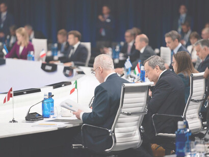 Líderes mundiales en la cumbre de la OTAN, 2022, Madrid, España