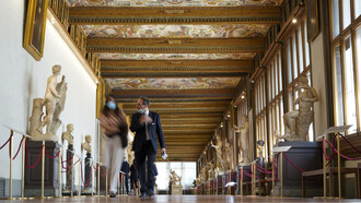 Gli Uffizi a Firenze