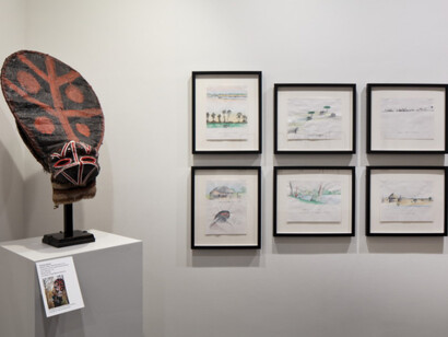 José Bedia Fieldwork, Exhibition view. Courtesy of NSU Art Museum