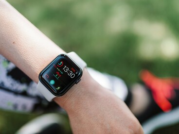 A smartwatch tracking a person’s health and activity, reflecting the growing need to safeguard health against environmental challenges