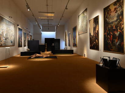 Exhibition view, Santa Maria della Scala, Siena - Courtesy AGIVERONA Collection - Ph. Michele Alberto Sereni