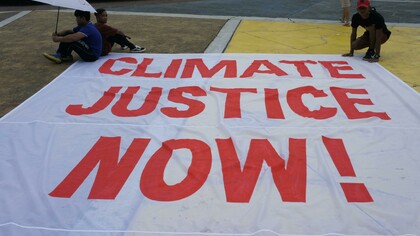 Young climate justice activists gather in the Philippines, highlighting how voices in the Global South are challenging unequal climate solutions and land control