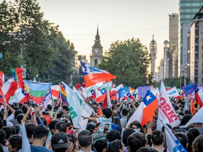 Beneath flags and slogans, Chile’s citizens signal that the ballot box is only the beginning of change