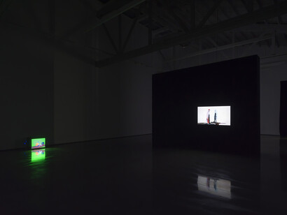 Tala Madani, Control X, exhibition view. Courtesy of David Kordansky Gallery