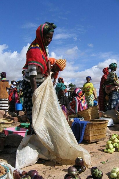 Il mercato. Foto di Giovanni Sacchetti