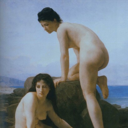 «Duas banhistas» (1884), William-Adolphe Bouguereau