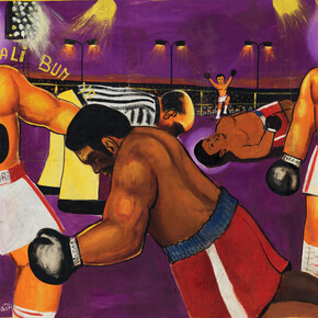 Moke, untitled, undated, Oil on canvas, 88 x 166 cm, Private Collection © Moke
