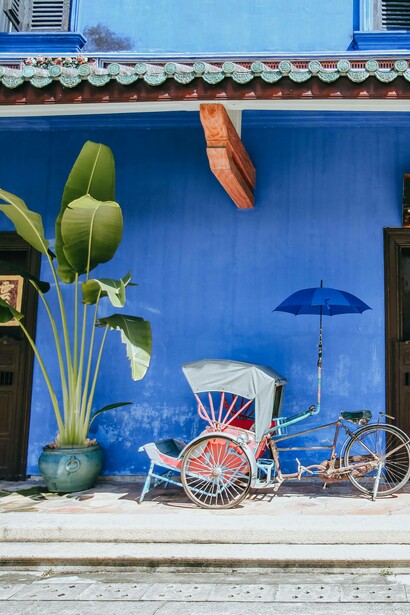 Particolare a George Town, città dell'isola di Penang, Malesia