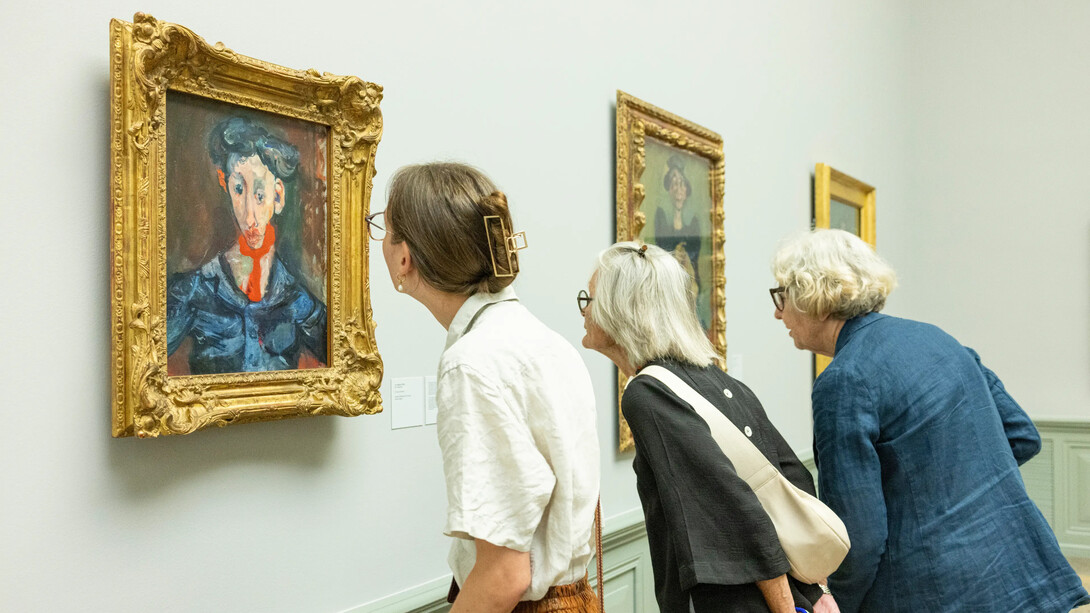 Chaïm Soutine, Gegen den strom, Ausstellungsansicht. Mit freundlicher Genehmigung des Kunstmuseum Bern
