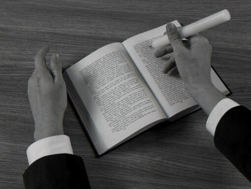 Mounir Fatmi. Courtesy of Jane Lombard Gallery