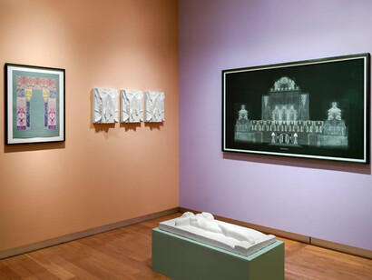 Various artists, Imagine the future, exhibition view. Courtesy of Amsterdam Museum