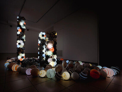 Park Eun Sun, Museo infinito - Park | Botta, vista della mostra. Per gentile concessione della Galleria Contini Art