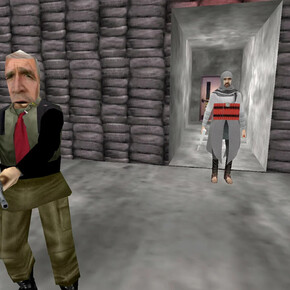 Wafaa Bilal, Virtual jihadi (fragmento), 2008. Cortesía de MCA Chicago