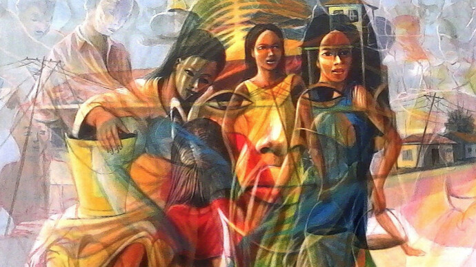 Out of Africa: Black to the Future. Courtesy of Art Village Gallery
