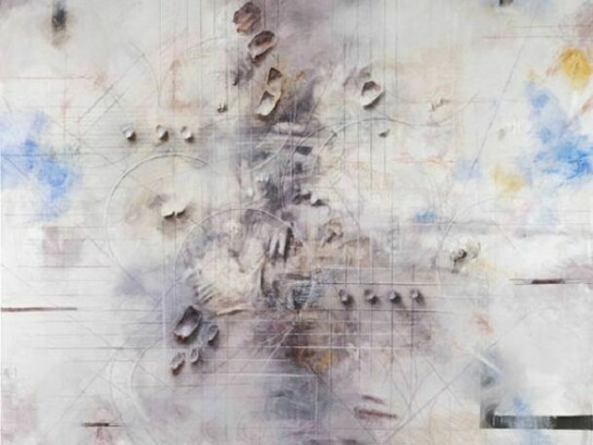 Francisco de Corcuera, Untitled II, 2009-2012, Oil acrylic and pencil on canvas, 190.5 x 220 cm