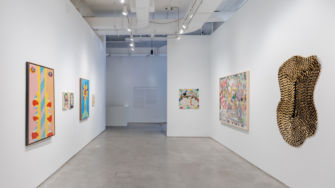 Thiago Barbalho e Antonio Henrique Amaral, Ficções orgânicas, vista da exposição. Cortesia da Galeria Nara Roesler