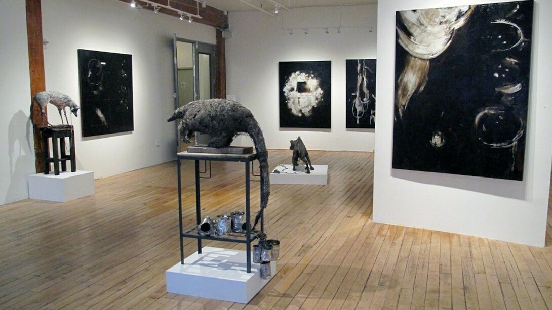 The Phantom Forest, Exhibition view. Courtesy of Carter Burden Gallery