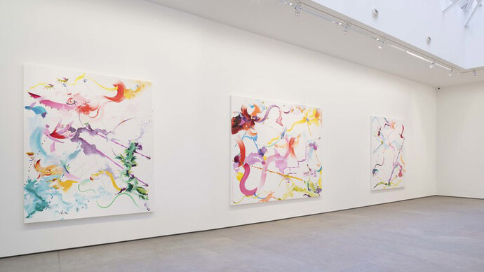 Fiona Rae. Courtesy of Nathalie Obadia Gallery