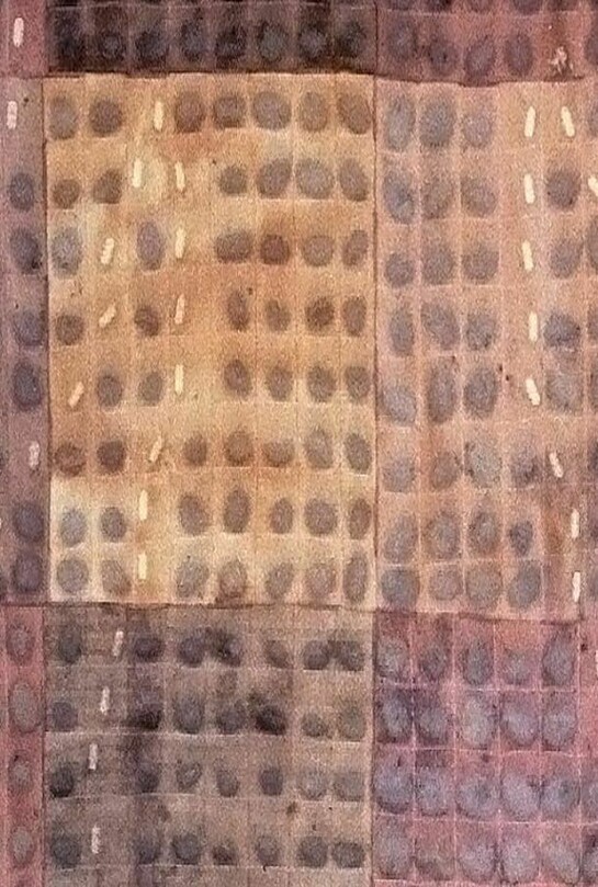 Becky Knight, Depressions (detail), 191 (h) x 147 (w) cm, © Becky Knight